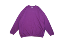 WAX (ワックス) Light sweat shirts(ライトスウェットシャツ) PURPLE