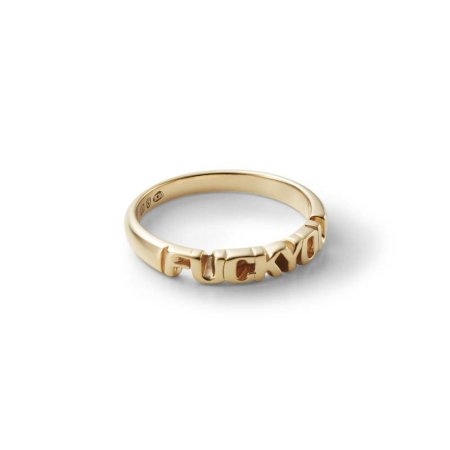 GARNI(ガルニ) BlackWeirdos × GARNI K10 FUCKYOU Ring (ファックユーリング) GOLD