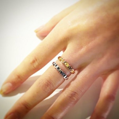 GARNI(ガルニ) BlackWeirdos × GARNI K10 FUCKYOU Ring (ファックユーリング) GOLD