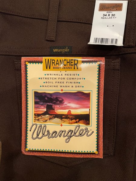 Wrangler ワイドパンツ 34×29 ブラウン