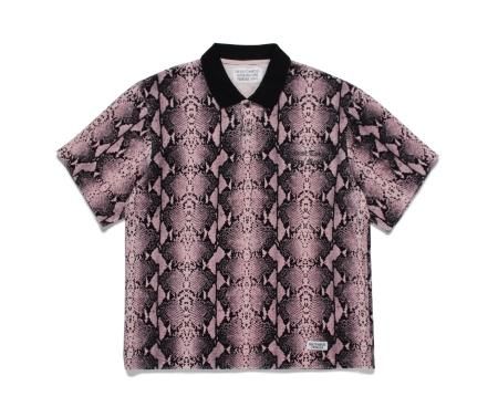 WACKO MARIA (ワコマリア) VELOUR POLO SHIRT S/S(TYPE-1)(ベロア