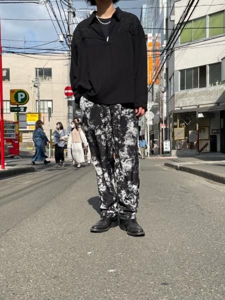 DELUXE (デラックス) Barock(総柄イージーパンツ) BLACK×GRAY