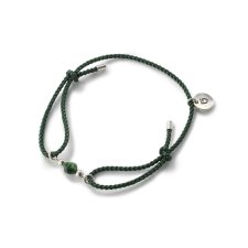 GARNI(ガルニ) Grain String Bracelet (シルク紐ブレスレット) GREEN