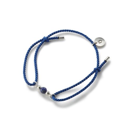 GARNI(ガルニ) Grain String Bracelet (シルク紐ブレスレット) BLUE