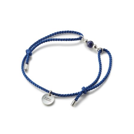 GARNI(ガルニ) Grain String Bracelet (シルク紐ブレスレット) BLUE