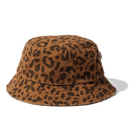 BANKS (バンクス) WILDER BUCKET HAT (レオパード柄バケットハット) CAMEL