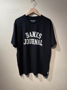 BANKS (バンクス) DEFENSE (プリント半袖TEE) BLACK