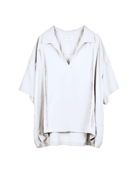DELUXE (デラックス) COHIBA (半袖キューバシャツ) WHITE
