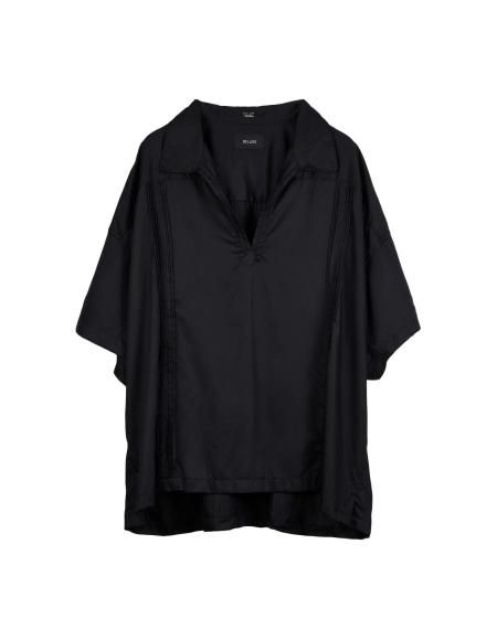 DELUXE (デラックス) COHIBA (半袖キューバシャツ) BLACK
