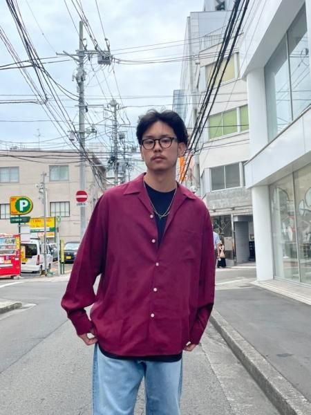 WACKO MARIA (ワコマリア) 50'S SHIRT L/S ( TYPE-1 ) (50'S長袖シャツ) BURGUNDY