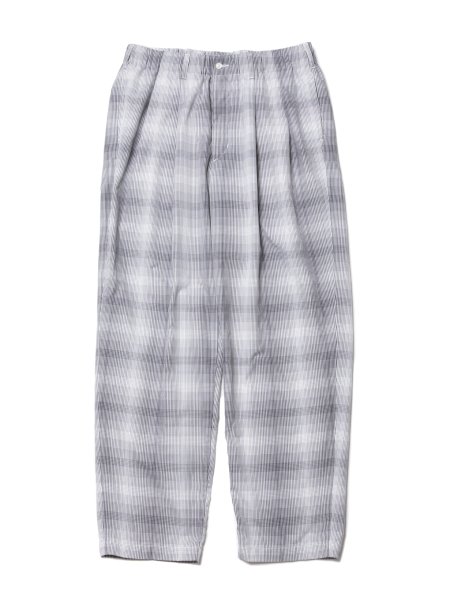 COOTIE (クーティー) Ombre Check 2 Tuck Easy Pants(オンブレチェック