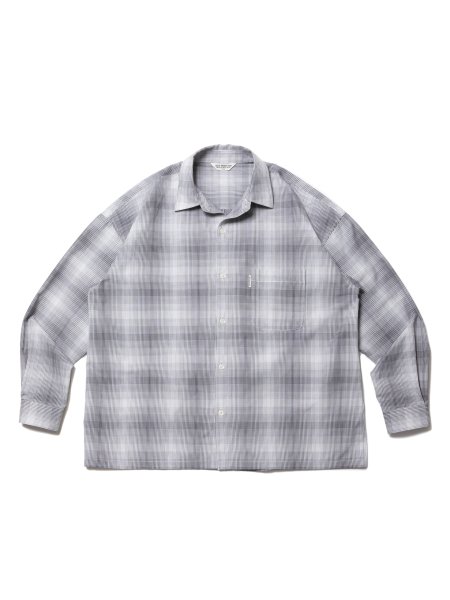 COOTIE (クーティー) Ombre Check L/S Shirt (オンブレチェックL/S