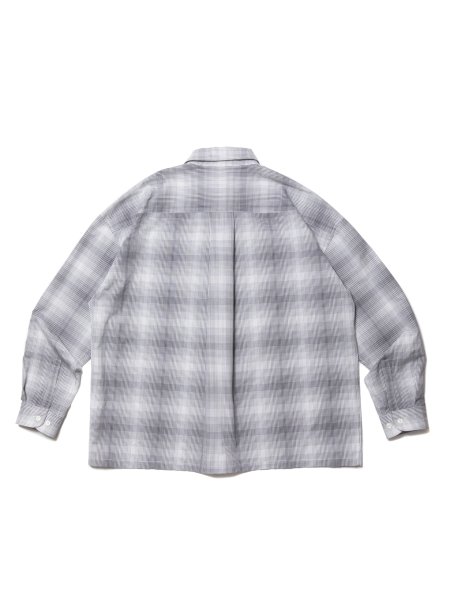 COOTIE (クーティー) Ombre Check L/S Shirt (オンブレチェックL/S