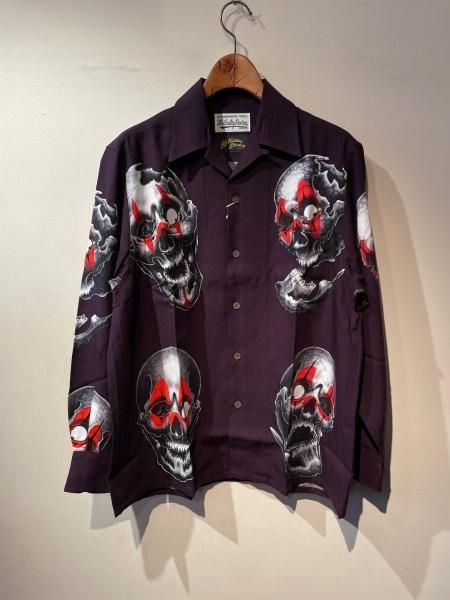 WACKO MARIA (ワコマリア) 56 TATTOO STUDIO / L/S HAWAIIAN SHIRT ...