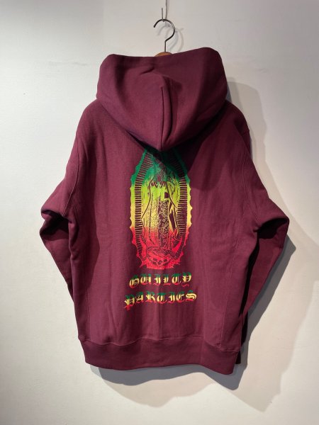 WACKO MARIA (ワコマリア) HEAVY WEIGHT ZIP HOODED SWEAT SHIRT(ヘビーウェイトフルジップパーカー)  BURGUNDY