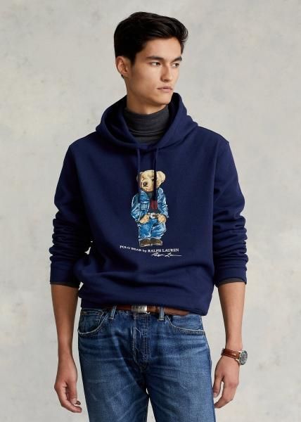 POLO RALPH LAUREN(ポロラルフローレン) ポロベアフリースパーカー NAVY