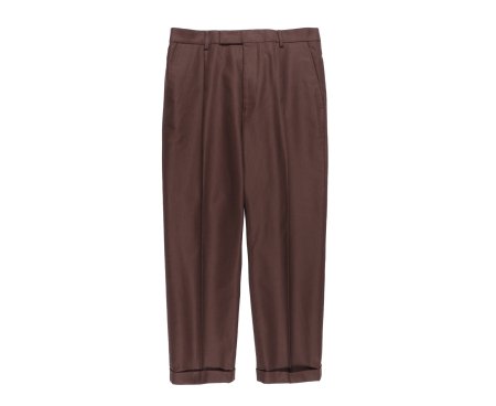 WACKO MARIA (ワコマリア) PLEATED TROUSERS (プリーツトラウザー) D-BROWN