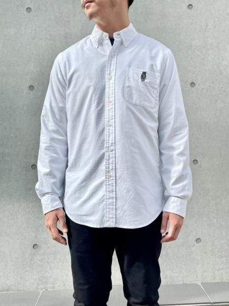 【美品】ポロラルフローレン　white-shirt