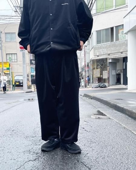 COOTIE Corduroy 2 Tuck Easy Pants Blackカラーブラック