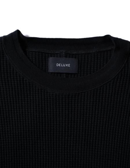 deluxe connor ブラック Lサイズ DELUXE (デラックス) CONNOR(L/Sサーマル) BLACK