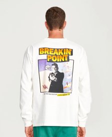 TCSS (ティーシーエスエス) BREAKIN’ POINT LONGSLEEVE TEE (プリントロングスリーブTEE) VINTAGE WHITE