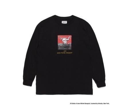 WACKO MARIA (ワコマリア) JEAN-MICHEL BASQUIAT / CREW NECK LONG ...