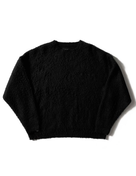 DELUXE (デラックス) TAKE ID (クルーネックニット) BLACK