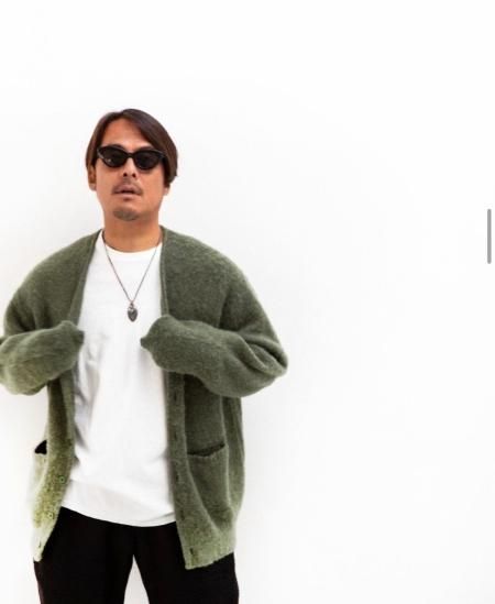 TONY TAIZSUN (トニータイズサン) KURT MOHAIR KNIT CARDIGAN (モヘア 