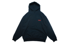 【残り2点】WAX (ワックス) Original hoodie (プルオーバーパーカー) BLACK