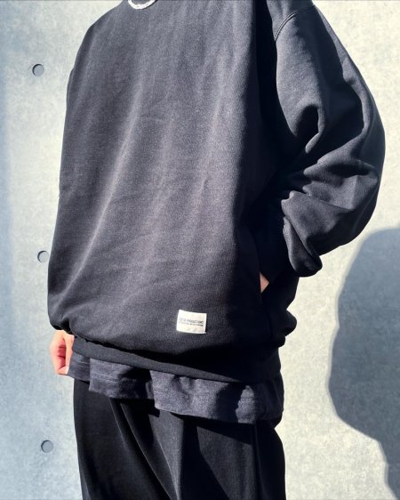 COOTIE (クーティー) Inlay Sweat Crew(インレイスウェットクルー) Brown