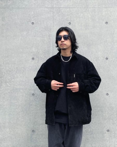 COOTIE (クーティー) Deer Suede L/S Shirt(ディアスウェード長袖 ...
