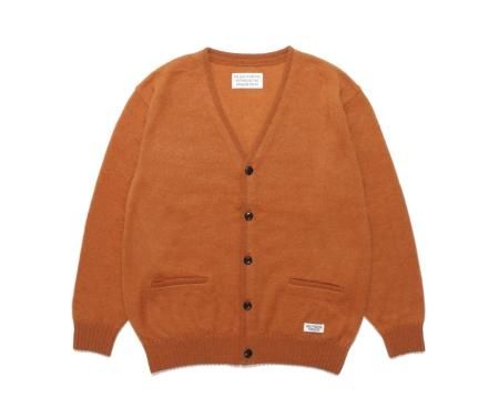 WACKO MARIA (ワコマリア) MOHAIR CARDIGAN(モヘアカーディガン) L-BROWN