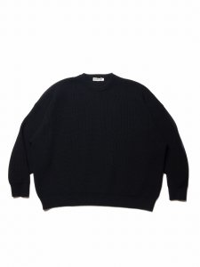 COOTIE (クーティー) Rib Stitch Crewneck Sweater(リブステッチクルーネックセーター) Black