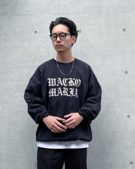 WACKO MARIA CREW NECK SWEAT SHIRT | mdh.com.sa