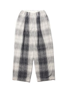 COOTIE (クーティー) Ombre Check 2 Tuck Easy Pants (オンブレチェックツータックイージーパンツ) Ombre Check