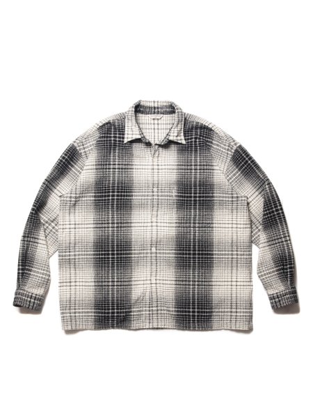 COOTIE (クーティー) Ombre Check Work L/S Shirt (オンブレチェック ...