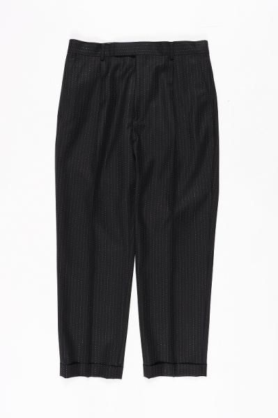 WACKO MARIA PLEATED TROUSERS BLACK-eastgate.mk