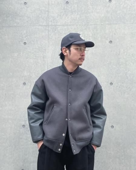 COOTIE (クーティー) Wool Melton Error Fit Stadium Jacket (ウール