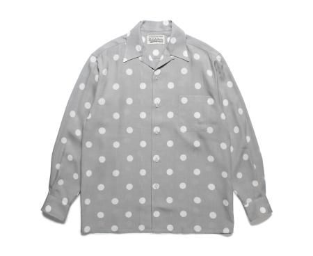 WACKO MARIA (ワコマリア) DOTS OPEN COLLAR SHIRT(ドットオープン