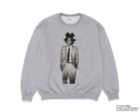 WACKO MARIA (ワコマリア) JEAN-MICHEL BASQUIAT / CREW NECK SWEAT WACKO MARIA (ワコマリア) JEAN-MICHEL BASQUIAT / CREW NECK SWEAT