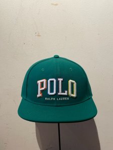 【20%OFF】POLO RALPH LAUREN (ポロラルフローレン) POLO ロゴ ベースボール キャップ GREEN