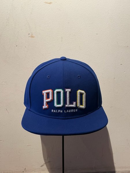 POLO RALPH LAUREN (ポロラルフローレン) POLO ロゴ ベースボール キャップ BLUE