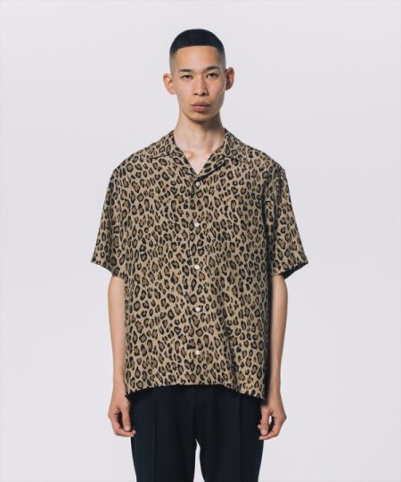 ROTTWEILER (ロットワイラー) LEOPARD SS SHIRT (レオパードシャツ) BEIGE