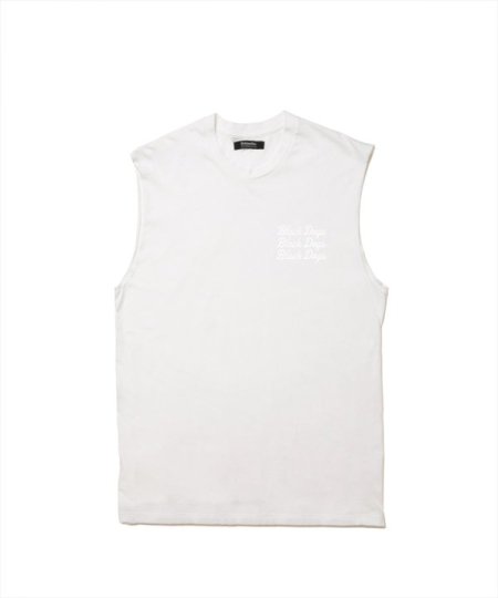 ROTTWEILER (ロットワイラー) THREE LINE CUTOFF TEE (カットオフT) WHITE