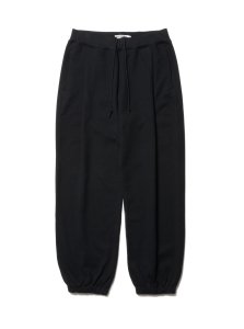 【残り1点】COOTIE (クーティー) Open End Yarn Raza 1 Tuck Sweat Pants(1タックスウェットパンツ) Black
