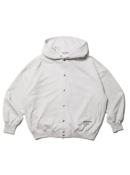 COOTIE (クーティー) Open End Yarn Plain Sweat Snap Hoodie(スナップ