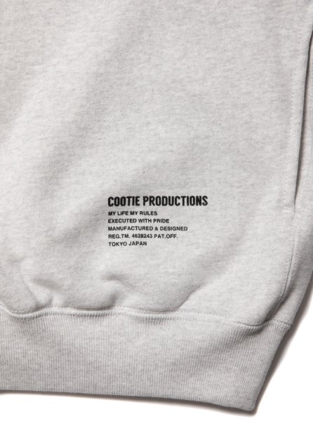 COOTIE Open End Yarn Sweat Snap Hoodie-