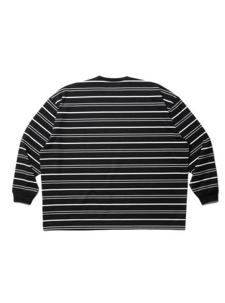 COOTIE (クーティー) Supima Border Oversized L/S Tee (スーピマ 