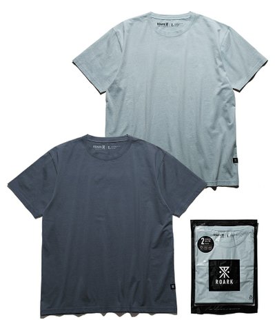 ROARK REVIVAL(ロアークリバイバル) REUSE 2PACK TEE(2パックTEE) AQUA