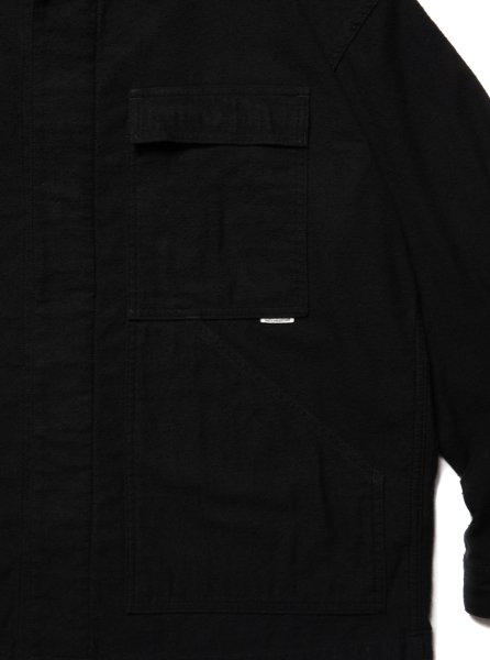 COOTIE Silk Nep Work Jacket Black